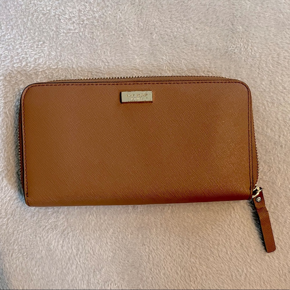 Tan Kate Spade Wallet